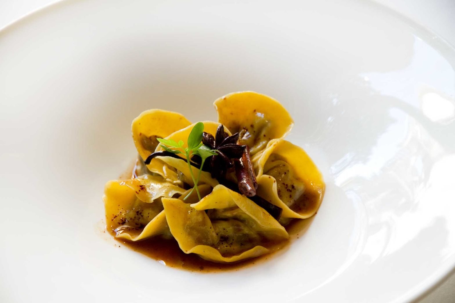 Tortelli di coda alla vaccinara